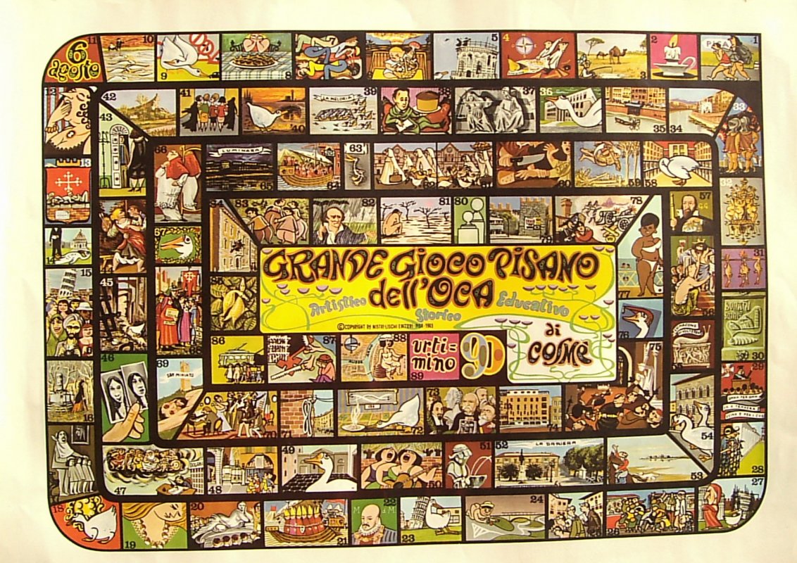 Teorema Gioco Dell'Oca Versione Grande - Tradizionale Gioco Da Tavolo In Italiano E Inglese, Per 2 O Più Giocatori