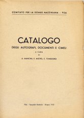 Catalogo degli autografi, documenti e cimeli (di Mazzini)