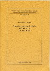 Arguzia e motto di spirito nell'estetica di Jean Paul