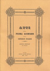 Atti della 1ª Riunione degli scienziati italiani (rist
