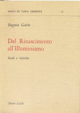 Dal Rinascimento all'illuminismo