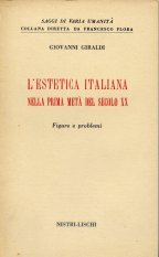 Estetica italiana nella prima metà del secolo XX (L')
