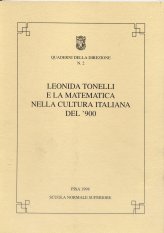 Leonida Tonelli e la matematica nella cultura italiana del '900