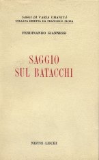 Saggio sul Batacchi
