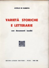 Varietà storiche e letterarie